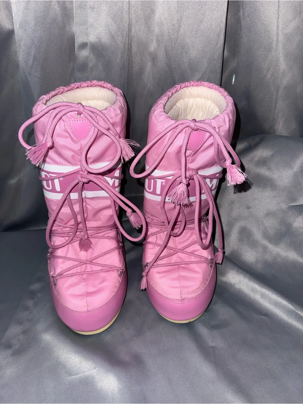 Moon Boot Pink Women's Insulated Snow Boots